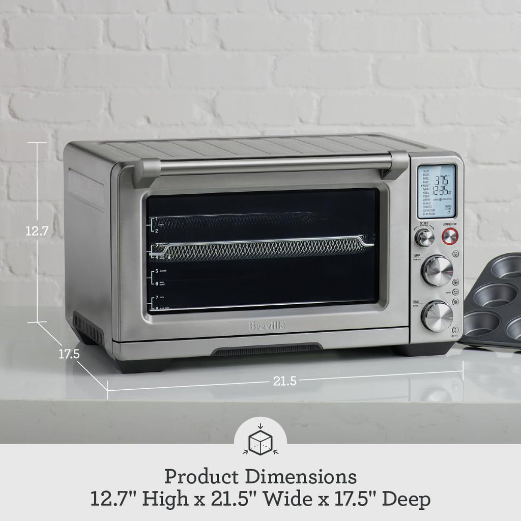 Breville BOV900BSS Smart Oven Air Fryer Pro, Brushed Stainless Steel